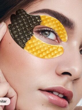 Hydrogel Eye Patch Duo - Yellow & Black Under-Eye Patches